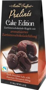 MaitreTruffout MaitreTruffout Pralinen Cake Edition Pralinki z Gorzkiej Czekolady 148 g 1