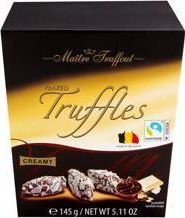 MaitreTruffout MaitreTruffout Trufle z Płatkami Białej Czekolady 145 g 2