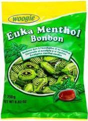 Woogie Woogie Cukierki Miętowo Eukaliptusowe 250 g 2