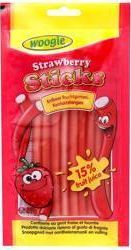 Woogie Woogie Strawberry Sticks Żelki Truskawkowe Nadziewane 85 g 2