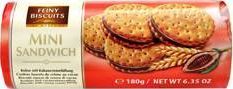 Feiny Biscuits Feiny Biscuits Mini Markizy z Czekoladowym Nadzieniem 180 g 2