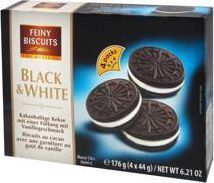 Feiny Biscuits Feiny Biscuits Black&White Ciastka 176 g 2