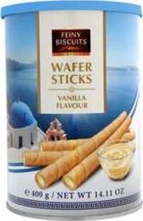 Feiny Biscuits Feiny Biscuits Rurki Waflowe z Nadzieniem Waniliowym 400 g 2