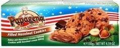Papagena Papagena Choco Chip Ciastka z Kremem Orzechowym i Orzechami 130 g 2