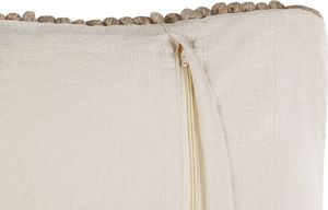 Beliani Zestaw 2 poduszek dekoracyjnych 45 x 45 cm beżowy ASLANAPA 4