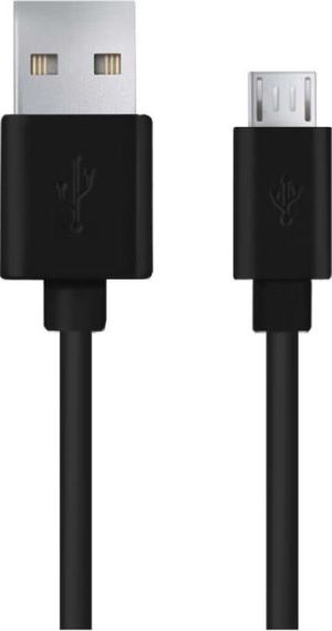 Kabel USB Esperanza USB-A - microUSB 1.8 m Czarny (EB173K - 5901299916476) 1