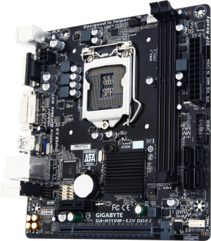 Płyta główna Gigabyte GA-H110M-S2V DDR3, H110, DualDDR3-1666, SATA3, D-Sub, mATX 3