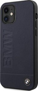 BMW Etui BMW BMHCP12SSLLNA iPhone 12 mini 5,4" granatowy/navy hardcase Signature Logo Imprint 2