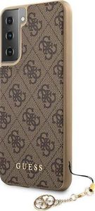 Guess Guess GUHCS21MGF4GBR S21+ G996 brązowy/brown hardcase 4G Charms Collection 2