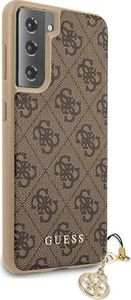 Guess Guess GUHCS21MGF4GBR S21+ G996 brązowy/brown hardcase 4G Charms Collection 4