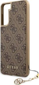 Guess Guess GUHCS21MGF4GBR S21+ G996 brązowy/brown hardcase 4G Charms Collection 6
