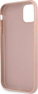 Guess Guess GUHCN61RSAVSRG iPhone 11 różowy/pink hardcase Saffiano Vintage Script 7