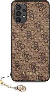 Guess Guess GUHCA325GF4GBR A325 A32 LTE brązowy/brown hard case 4G Charms Collection 3
