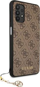 Guess Guess GUHCA32GF4GBR A326 A32 5G brązowy/brown hard case 4G Charms Collection 4