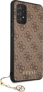 Guess Guess GUHCA52GF4GBR A525/A526 A52 brązowy/brown hard case 4G Charms Collection 4