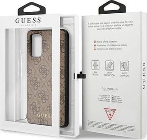 Guess Guess GUHCA52GF4GBR A525/A526 A52 brązowy/brown hard case 4G Charms Collection 8