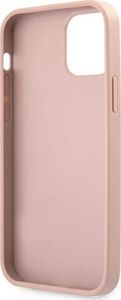 Guess Guess GUHCP12LRSAVSRG iPhone 12 Pro Max 6,7" różowy/pink hardcase Saffiano Vintage Script 7
