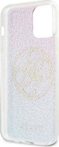 Guess Guess GUHCP12MPCUGLBPG iPhone 12/12 Pro 6,1" niebieski/blue hard case Glitter Gradient 4G Circle Logo 7