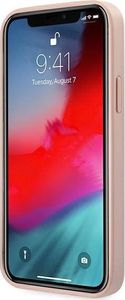 Guess Guess GUHCP12MRSAVSRG iPhone 12/12 Pro 6,1" różowy/pink hardcase Saffiano Vintage Script 5