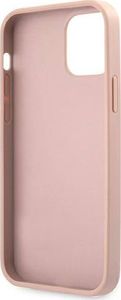 Guess Guess GUHCP12MRSAVSRG iPhone 12/12 Pro 6,1" różowy/pink hardcase Saffiano Vintage Script 7