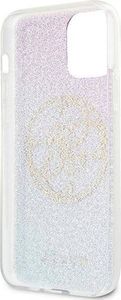 Guess Guess GUHCP12SPCUGLBPG iPhone 12 mini 5,4" niebieski/blue hard case Glitter Gradient 4G Circle Logo 7