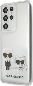 Karl Lagerfeld Karl Lagerfeld KLHCS21LCKTR S21 Ultra G998 hardcase Transparent Karl & Choupette 2