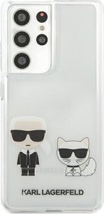 Karl Lagerfeld Karl Lagerfeld KLHCS21LCKTR S21 Ultra G998 hardcase Transparent Karl & Choupette 3