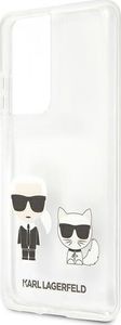 Karl Lagerfeld Karl Lagerfeld KLHCS21LCKTR S21 Ultra G998 hardcase Transparent Karl & Choupette 6