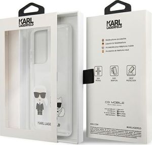 Karl Lagerfeld Karl Lagerfeld KLHCS21LCKTR S21 Ultra G998 hardcase Transparent Karl & Choupette 8