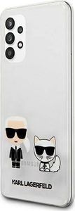 Karl Lagerfeld Karl Lagerfeld KLHCA32CKTR A326 A32 5G hardcase Transparent Karl & Choupette 2