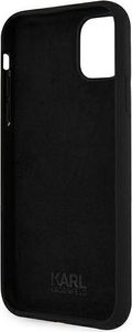 Karl Lagerfeld Karl Lagerfeld KLHCN61SLKHBK iPhone 11 czarny/black hardcase Silicone Karl`s Head 7