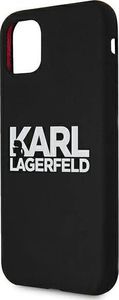 Karl Lagerfeld Karl Lagerfeld KLHCN61SLKLRBK iPhone 11 Silicone Stack Logo czarny/black 6