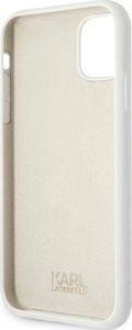 Karl Lagerfeld Karl Lagerfeld KLHCN61SLKLWH iPhone 11 Silicone Stack Logo biały/white 7
