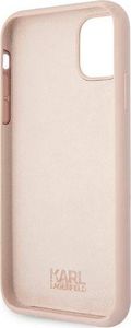 Karl Lagerfeld Karl Lagerfeld KLHCN61STKLTLP iPhone 11 Silicone Stack Logo różowy/pink 7