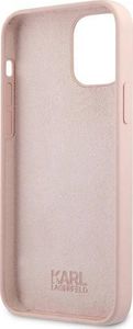 Karl Lagerfeld Karl Lagerfeld KLHCP12MSTKLTLP iPhone 12/12 Pro 6,1" Silicone Stack Logo różowy/pink 7