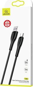 Kabel USB Usams USB-A - USB-C 1 m Czarny (SJ376USB01) 7