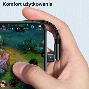 Kabel USB Usams USB-A - Lightning 1 m Czarny (SJ476USB01) 5