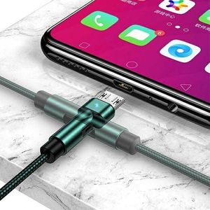 Kabel USB Usams USB-A - microUSB 1 m Zielony (6958444929293) 5