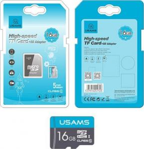 Karta Usams MicroSDHC 16 GB Class 10 U1  (ZB117TF01) 2
