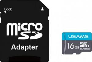 Karta Usams MicroSDHC 16 GB Class 10 U1  (ZB117TF01) 1