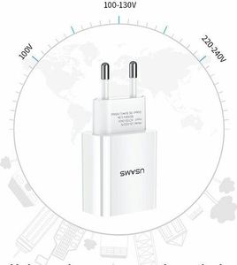 Ładowarka Usams T18 1x USB-A 2.1 A (CC075TC01) 2