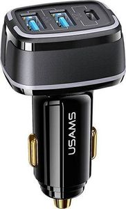 Ładowarka Usams C24 2x USB-A 1x USB-C 4.5 A  (CC126TC01) 1