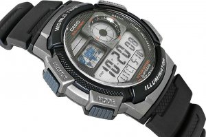 Zegarek Casio Zegarek Męski CASIO 10 Bar do Pływania AE-1000 -1B 2