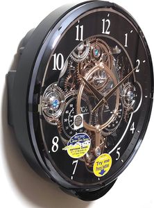 RHYTHM Zegar ścienny 4MH886WD02 melodie Magic Motion 3