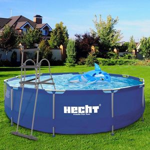 Hecht HECHT 00091 DRABINA DRABINKA DO BASENU BASENÓW ROZPOROWYCH ,DMUCHANYCH STELAŻOWYCH,DOMOWYCH 8