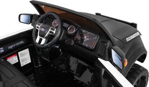 Hecht HECHT FORD RANGER RAPTOR POLICE EDITION WHITE SAMOCHÓD TERENOWY ELEKTRYCZNY AKUMULATOROWY AUTO JEŹDZIK POJAZD ZABAWKA DLA DZIECI 6