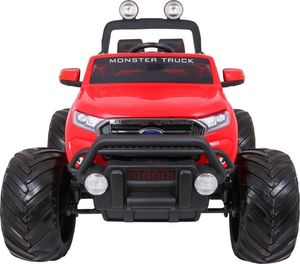 Hecht HECHT FORD RANGER MONSTER TRUCK RED SAMOCHÓD TERENOWY ELEKTRYCZNY AKUMULATOROWY AUTO JEŹDZIK POJAZD ZABAWKA DLA DZIECI PILOT 3