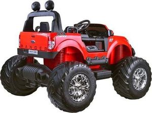 Hecht HECHT FORD RANGER MONSTER TRUCK RED SAMOCHÓD TERENOWY ELEKTRYCZNY AKUMULATOROWY AUTO JEŹDZIK POJAZD ZABAWKA DLA DZIECI PILOT 4