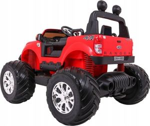 Hecht HECHT FORD RANGER MONSTER TRUCK RED SAMOCHÓD TERENOWY ELEKTRYCZNY AKUMULATOROWY AUTO JEŹDZIK POJAZD ZABAWKA DLA DZIECI PILOT 5