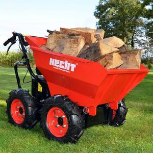Hecht 2650 WOZIDŁO TRANSPORTER BUDOWLANY OGRODOWY TACZKA WYWROTKA MOC 6,5 KM 4
